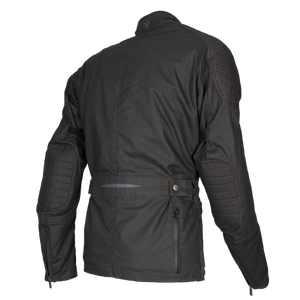 By City Men's London II Waxed Cotton Jacket - Black