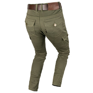 ByCity Unisex Mixed II Slim Cargo Pants - Green - Salt Flats Clothing