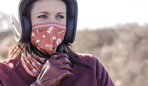 Wildust Sisters Red Chilli Bandana Tube Neck Warmer - Salt Flats Clothing