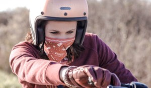 Wildust Sisters Red Chilli Bandana Tube Neck Warmer - Salt Flats Clothing