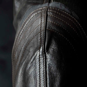 By City - By City Ladies Sahara Venty II Mesh Leather Jacket Brown - Ladies Jackets - Salt Flats Clothing