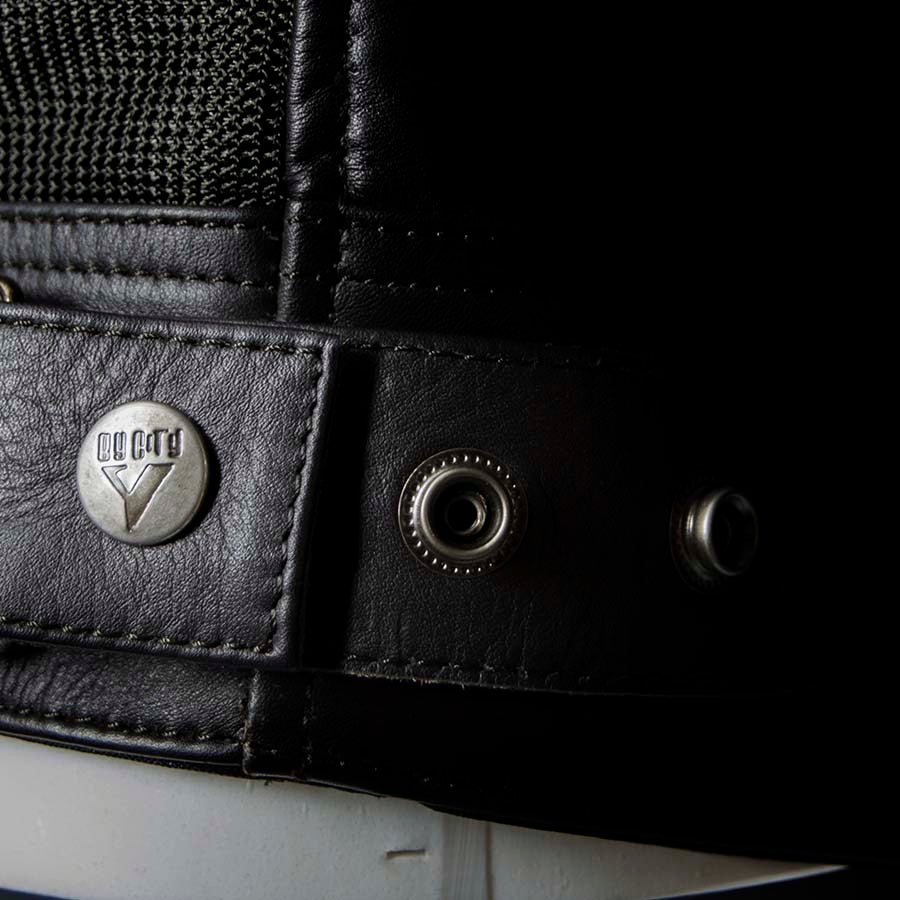 By City - By City Men's Sahara Venty II Mesh Leather Jacket Brown - Men's Jackets - Salt Flats Clothing