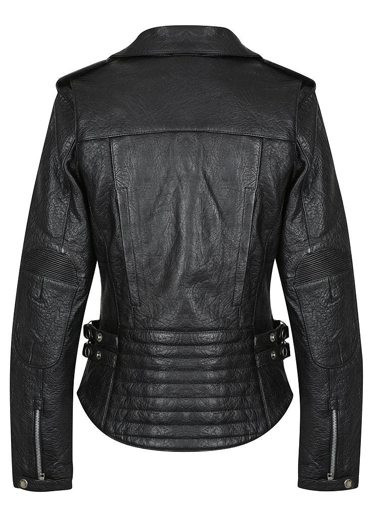 Black Arrow - Black Arrow Ladies Gypsy Perfecto Leather Jacket - Ladies Jackets - Salt Flats Clothing