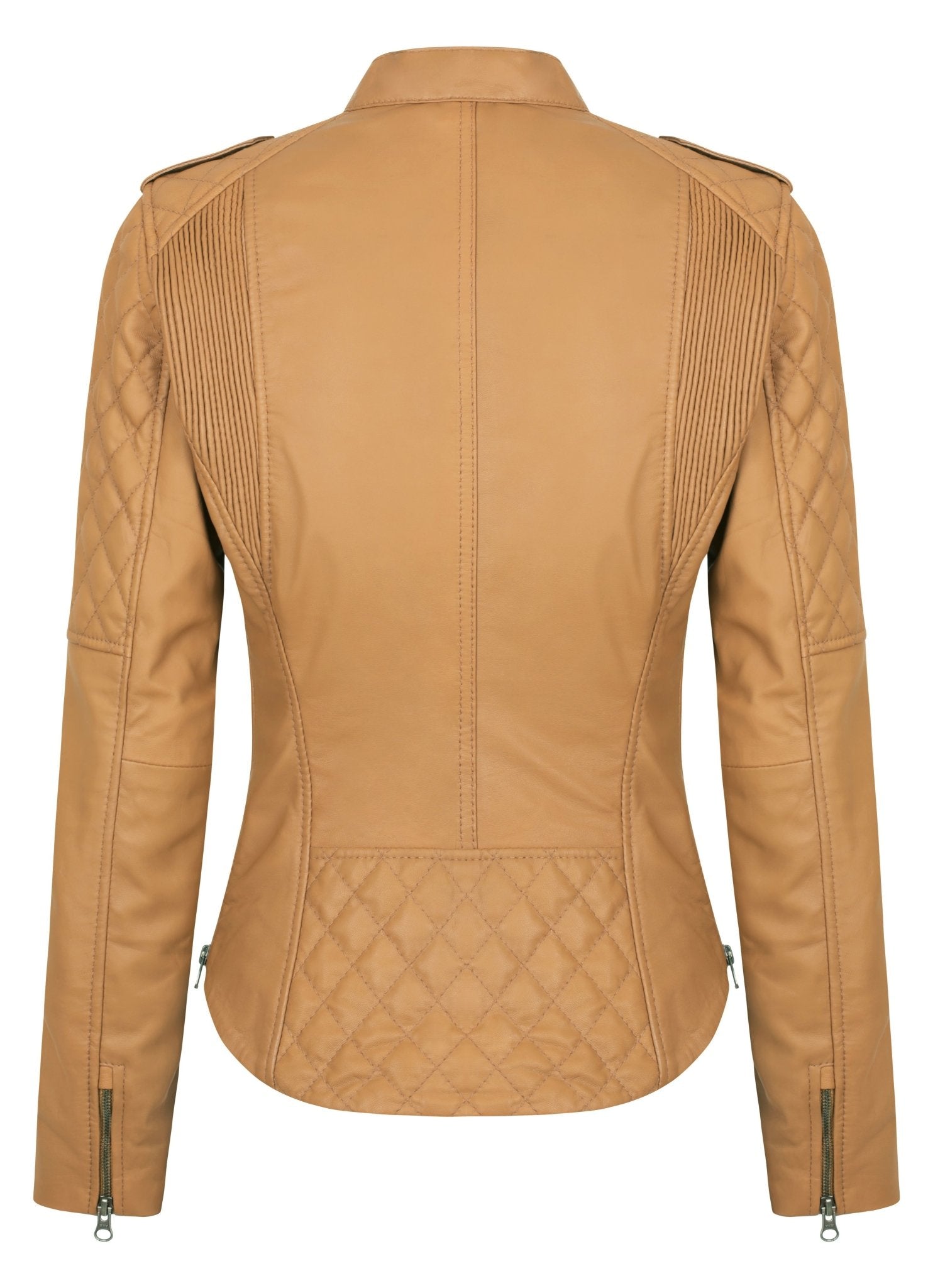 Black Arrow - Black Arrow Ladies Liberty Wheels 2.0 Leather Jacket - Ladies Jackets - Salt Flats Clothing
