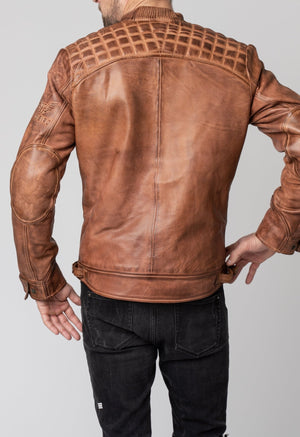 Blackbird - Blackbird Men's Pembrey Leather Jacket - Men's Jackets - Salt Flats Clothing