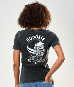 Eudoxie - Eudoxie Bonnie Black T'Shirt - T-Shirts - Salt Flats Clothing