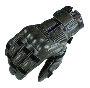 Garibaldi - Garibaldi Smoke Vintage Cafe Racer Style Motorcycle Gloves - Gloves - Salt Flats Clothing