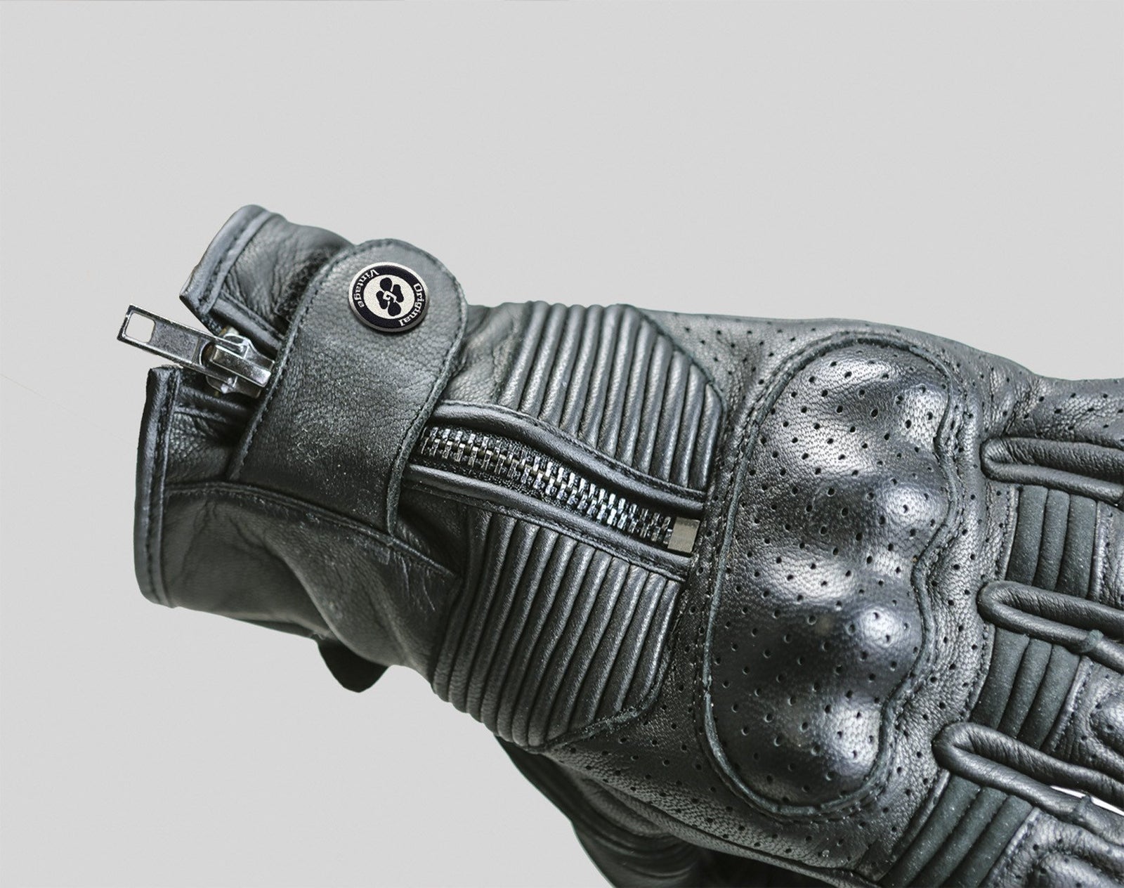 Garibaldi - Garibaldi Smoke Vintage Cafe Racer Style Motorcycle Gloves - Gloves - Salt Flats Clothing