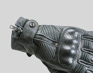 Garibaldi - Garibaldi Smoke Vintage Cafe Racer Style Motorcycle Gloves - Gloves - Salt Flats Clothing
