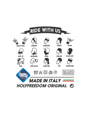 Holy Freedom - Holy Freedom Irongun Skull Stretch Bandana Tube - Bandana's and Tubes - Salt Flats Clothing