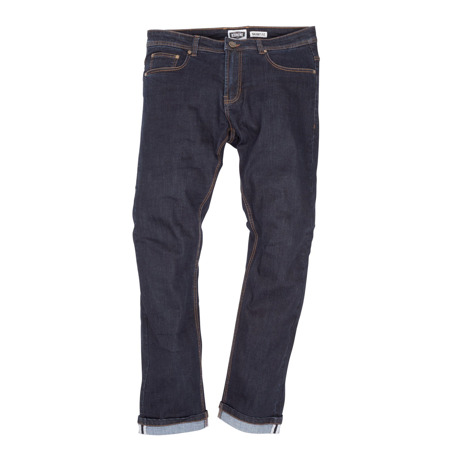 Resurgence Gear Inc. - Resurgence Gear® 2020 Warrior PEKEV Lite Motorcycle Jeans - Indigo Blue - Men's Trousers - Salt Flats Clothing