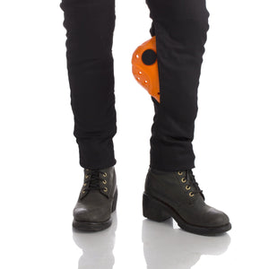 Resurgence Gear Inc. - Resurgence Gear® Sara Jane Ladies Protective Motorcycle Riding Leggings in Jet Black - Ladies Trousers - Salt Flats Clothing