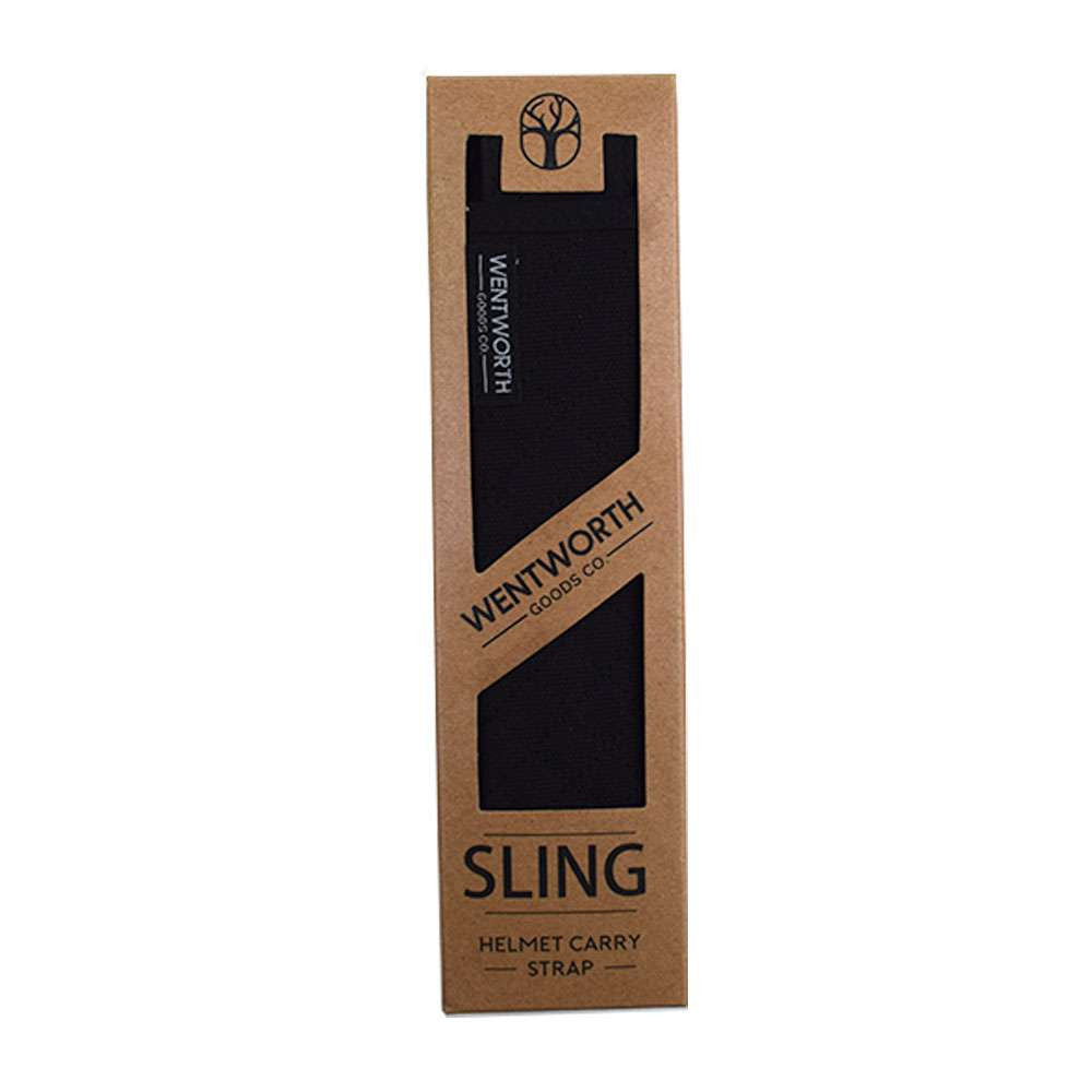 Wentworth Goods Co Wax Cotton Helmet Sling - Black