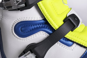 Stylmartin - Stylmartin Impact Pro WP Off Road in White, Blue and Yellow - Boots - Salt Flats Clothing