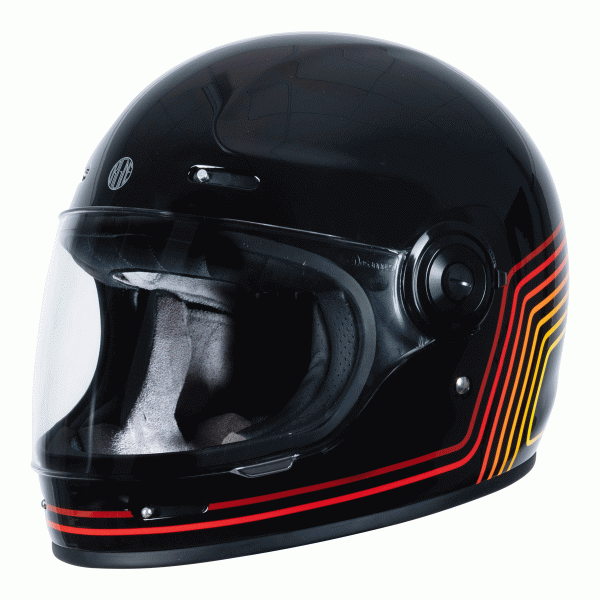 Origine Vega 22.06 Full Face Helmet - Sunrise Red / Black - Salt Flats Clothing