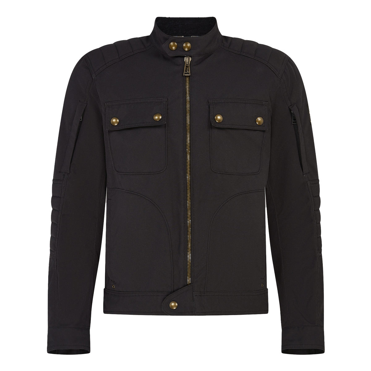 Belstaff Roberts Men's Tech Cotton Canvas Jacket - Black - Salt Flats Clothing