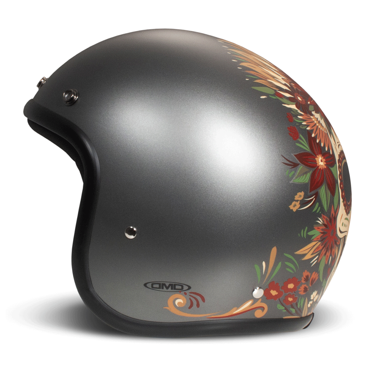 DMD Jet Retro Helmet R22-06 - Skull - Salt Flats Clothing