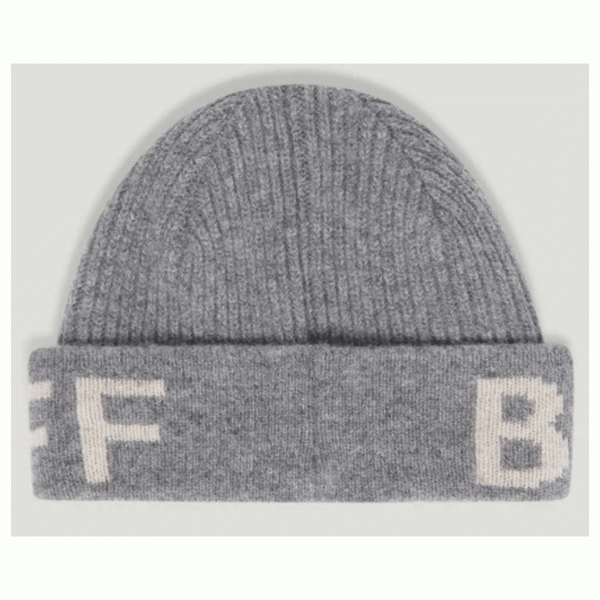 Belstaff Branded Hat - Grey Melange / Silver Birch - Salt Flats Clothing