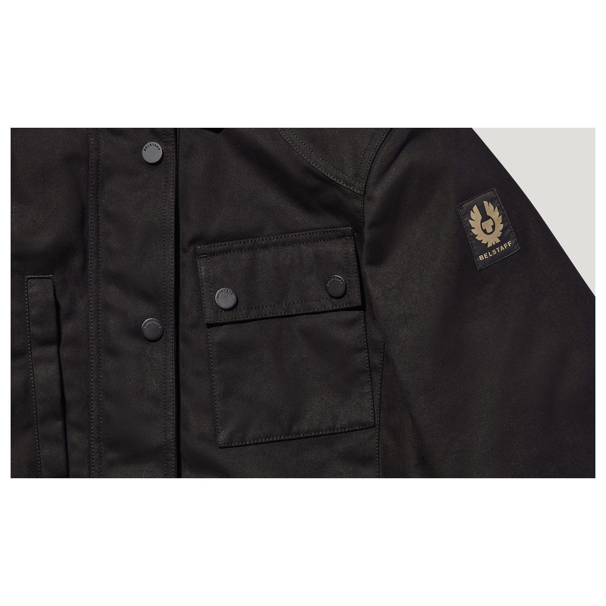 Belstaff Kates Cottage Ladies Waxed Cotton Jacket - Black - Salt Flats Clothing