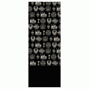Rokker Fleece Neckwarmer - Logos Black - Salt Flats Clothing