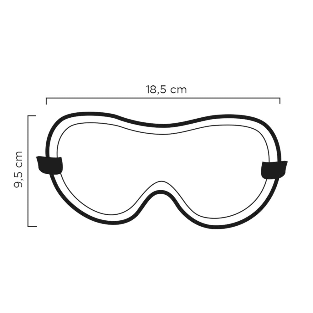 Ethen Cafe Racer Mirrored Goggles - Black White Checker