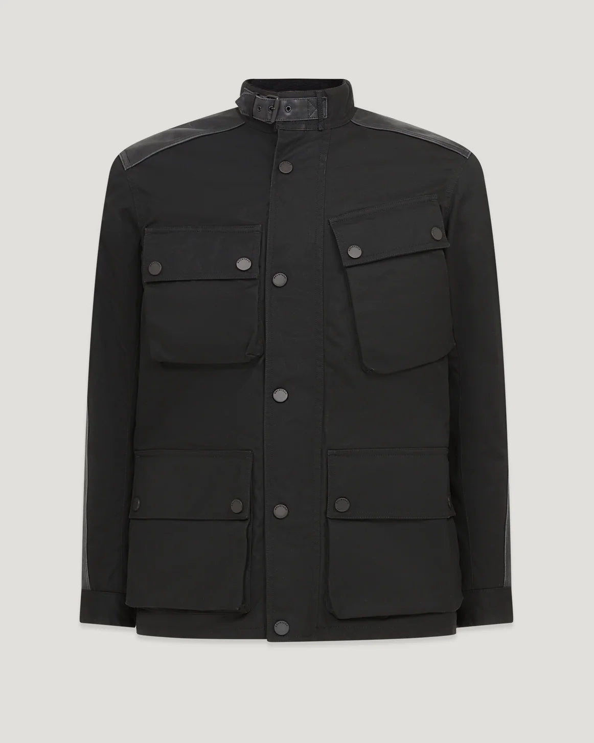 Belstaff Trackmaster Men's Ultracore 8oz Dry Wax Jacket - Black - Salt Flats Clothing