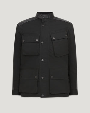 Belstaff Trackmaster Men's Ultracore 8oz Dry Wax Jacket - Black - Salt Flats Clothing