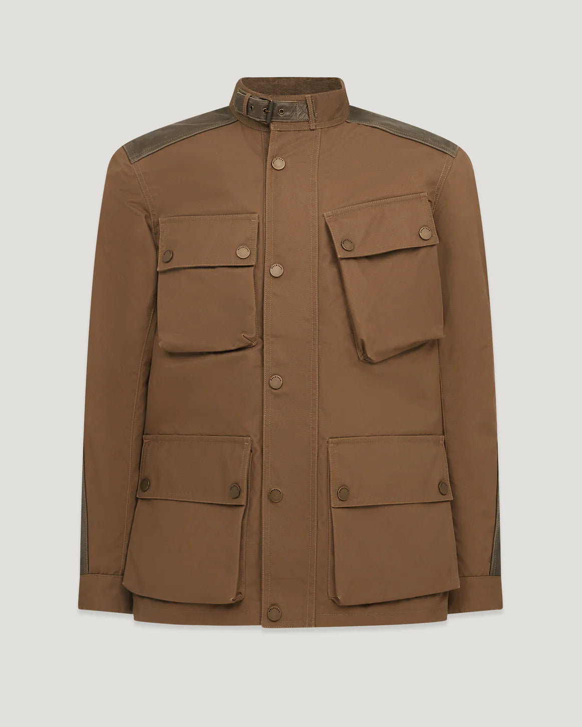 Belstaff Trackmaster heren ultracore 8oz droge wax jas - zand