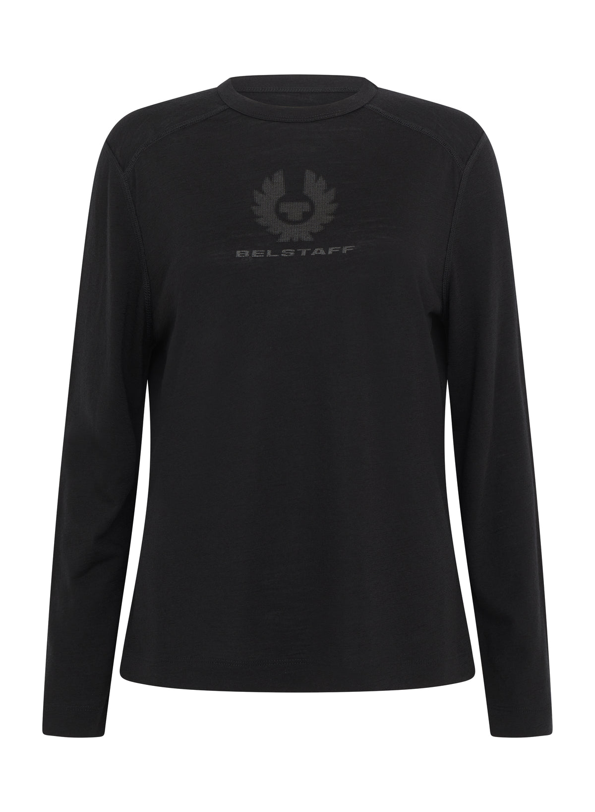 Belstaff Long Sleeve Ladies Merino Base Layer - Black - Salt Flats Clothing
