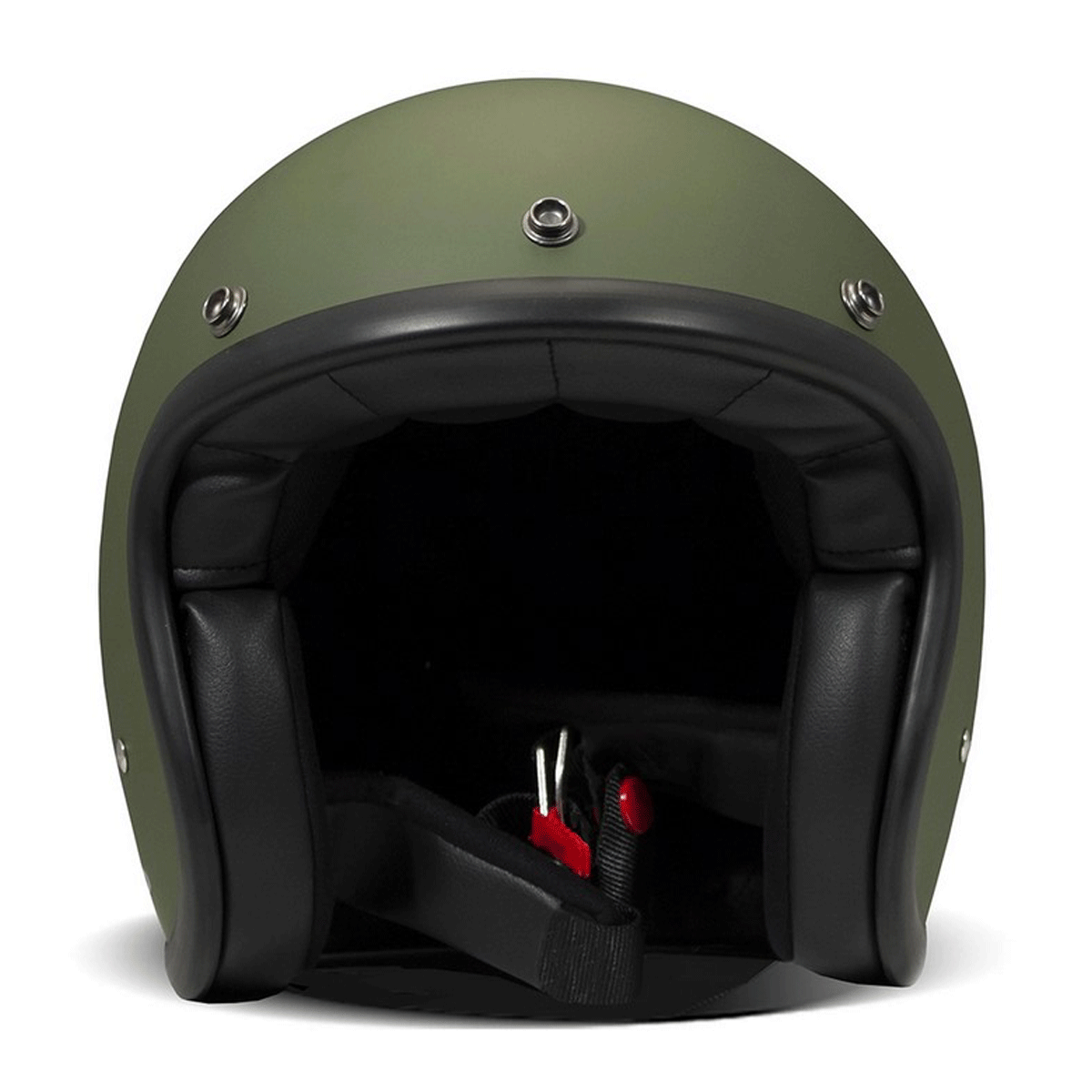 DMD Jet Retro Helmet R22-06 - Matt Green - Salt Flats Clothing