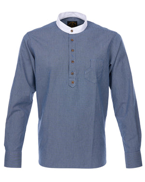 Pike Brothers 1908 Hazienda Men's Shirt - Baltic Blue - Salt Flats Clothing