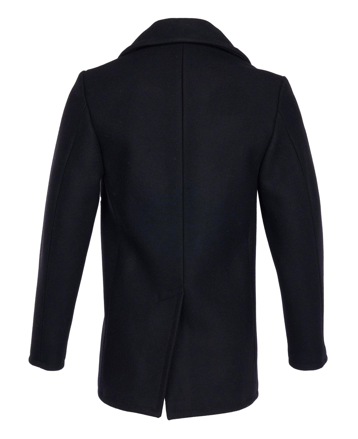 Pike Brothers 1938 Wool Pea Coat - Black - Salt Flats Clothing