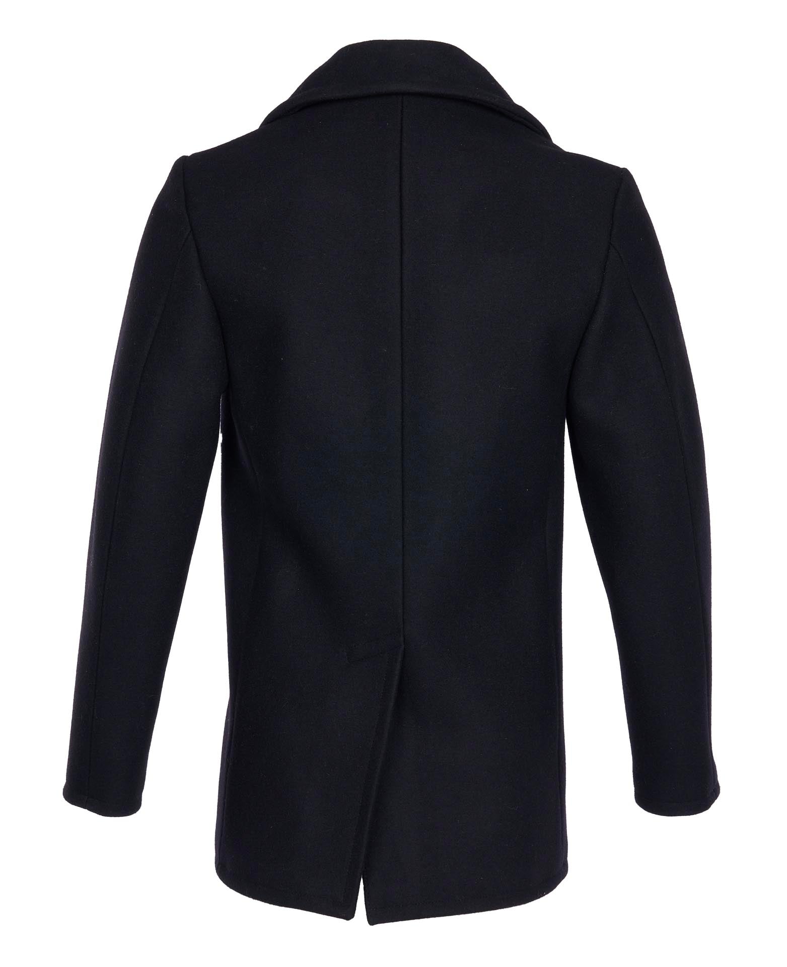Pike Brothers 1938 Wool Pea Coat - Black - Salt Flats Clothing