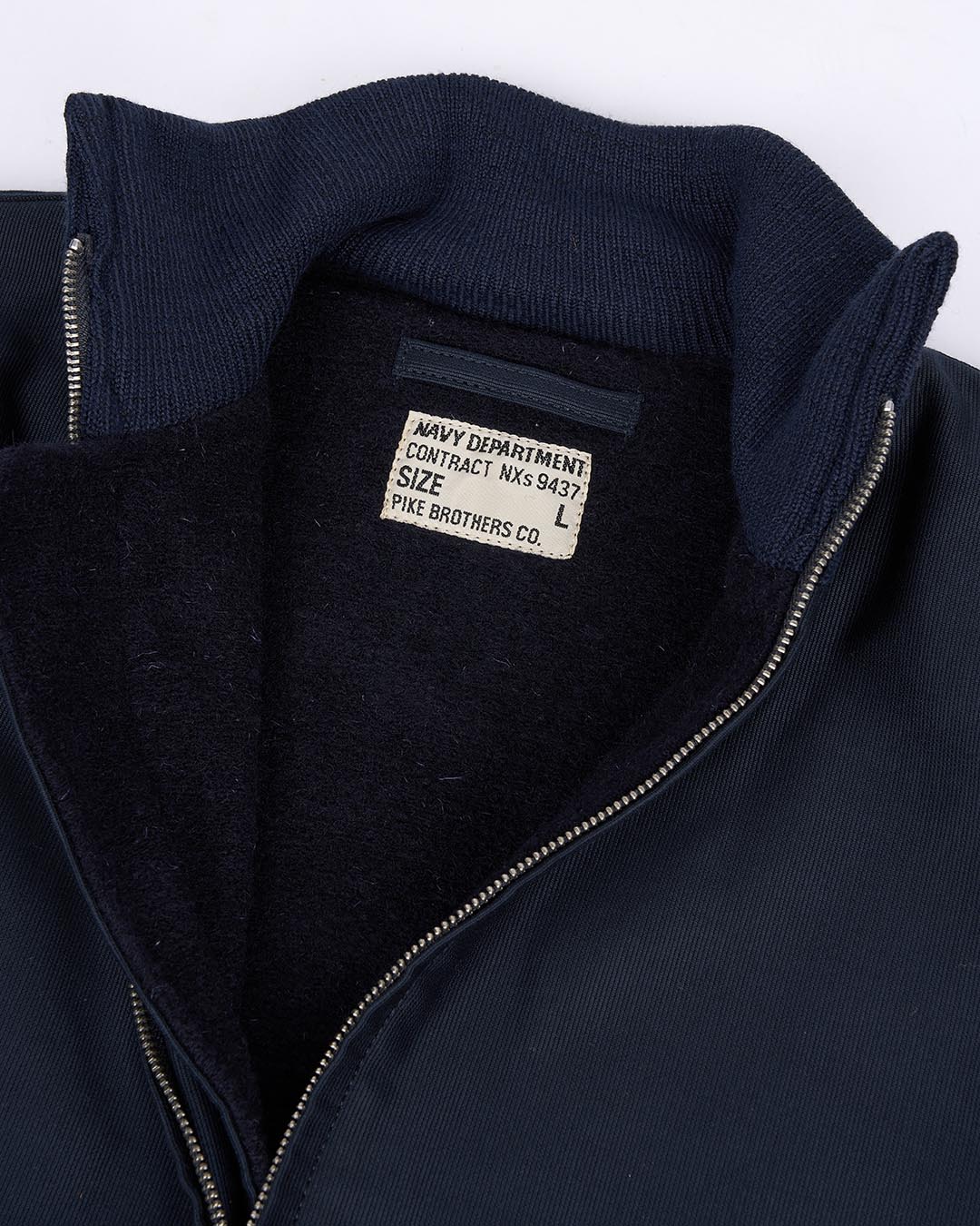 Pike Brothers 1942 Deck Zip Jacket - Dark Blue