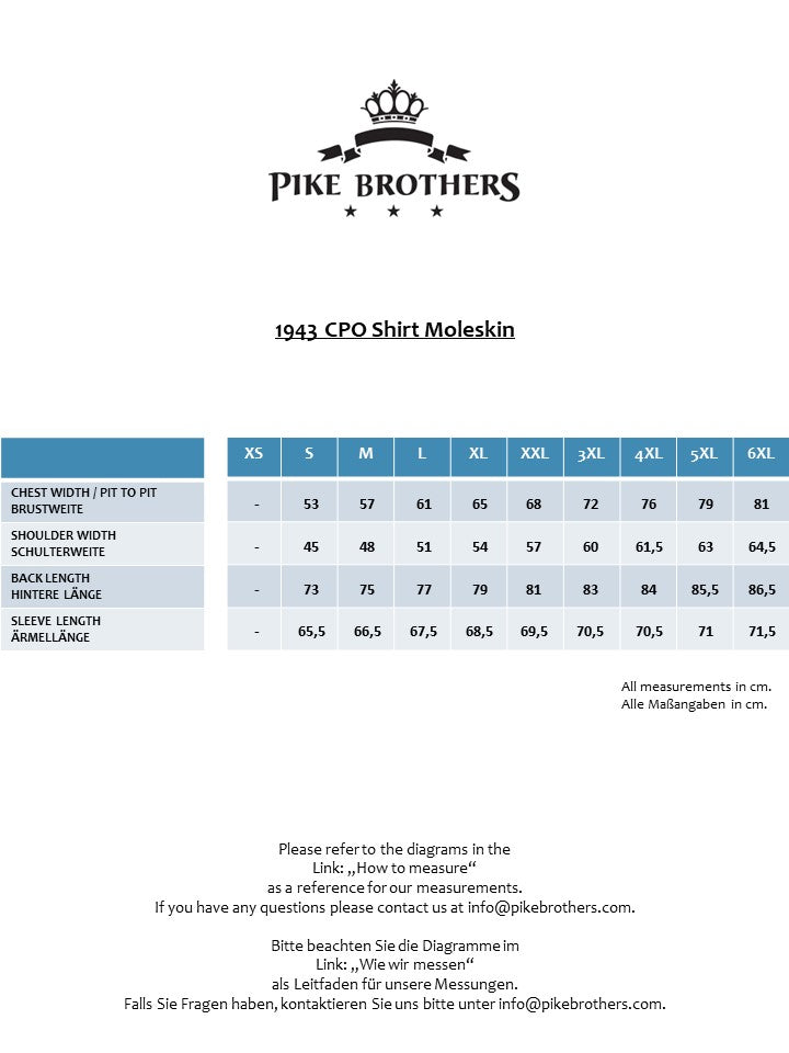 Pike Brothers CPO Moleskin Navy - Salt Flats Clothing