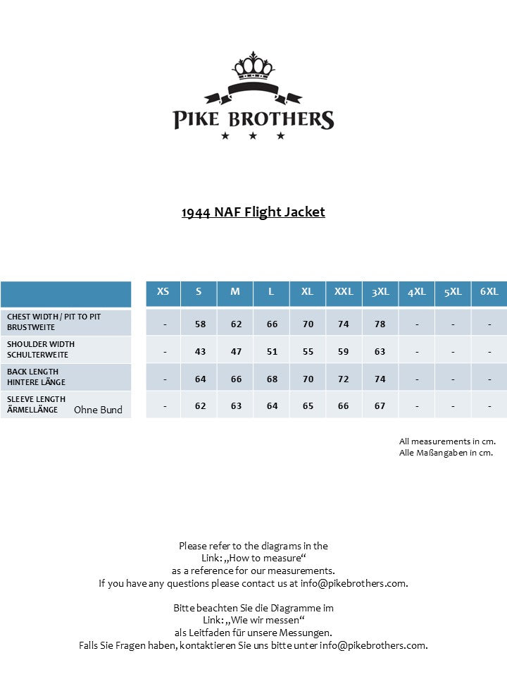 Pike Brothers 1944 NAF Flight Jacket - Pacific Beige