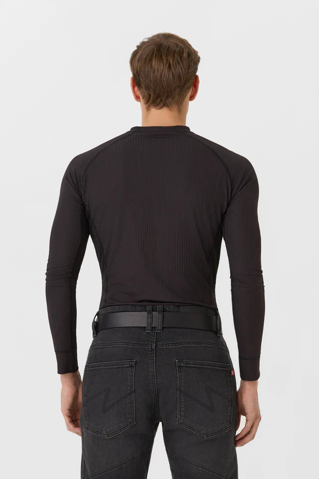 Pando Moto Vapor Coolmax Unisex Base Layer - Black - Salt Flats Clothing