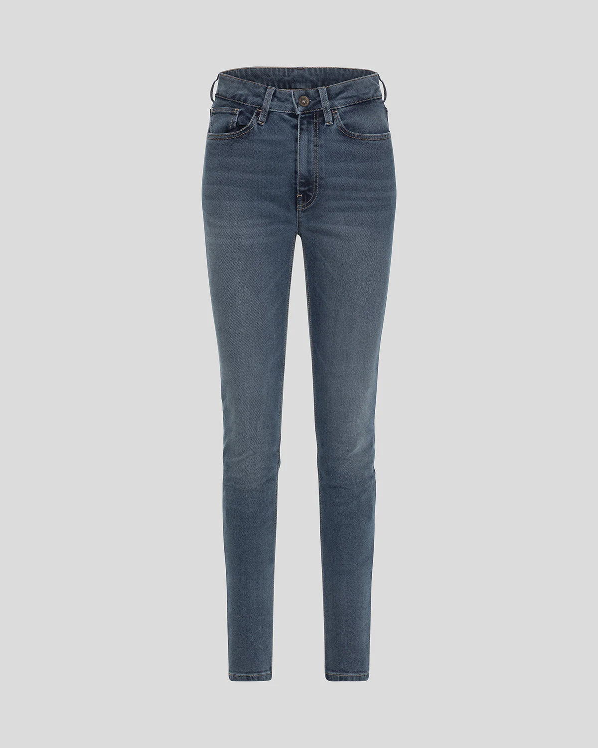 Rokker Rokkertech Ladies High Waist AA Motorcycle Jeans - Blue - Salt Flats Clothing