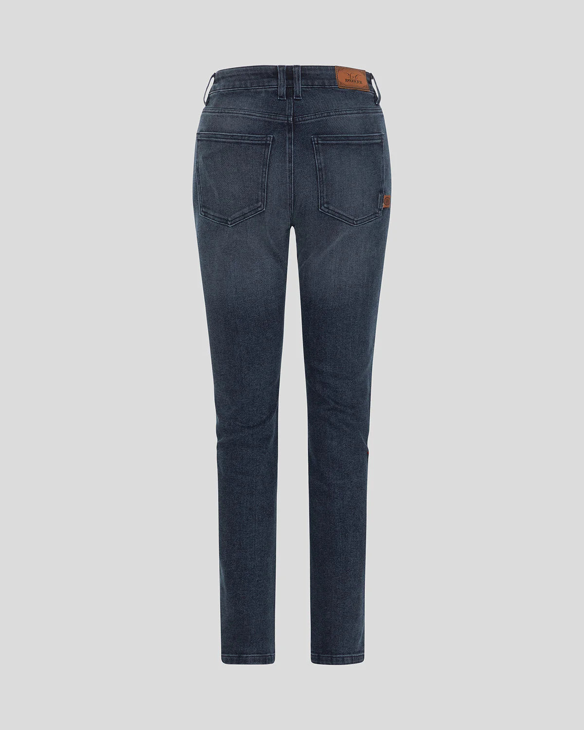 Rokker Rokkertech Ladies Mid-Rise Straight Motorcycle Jeans - Blue - Salt Flats Clothing