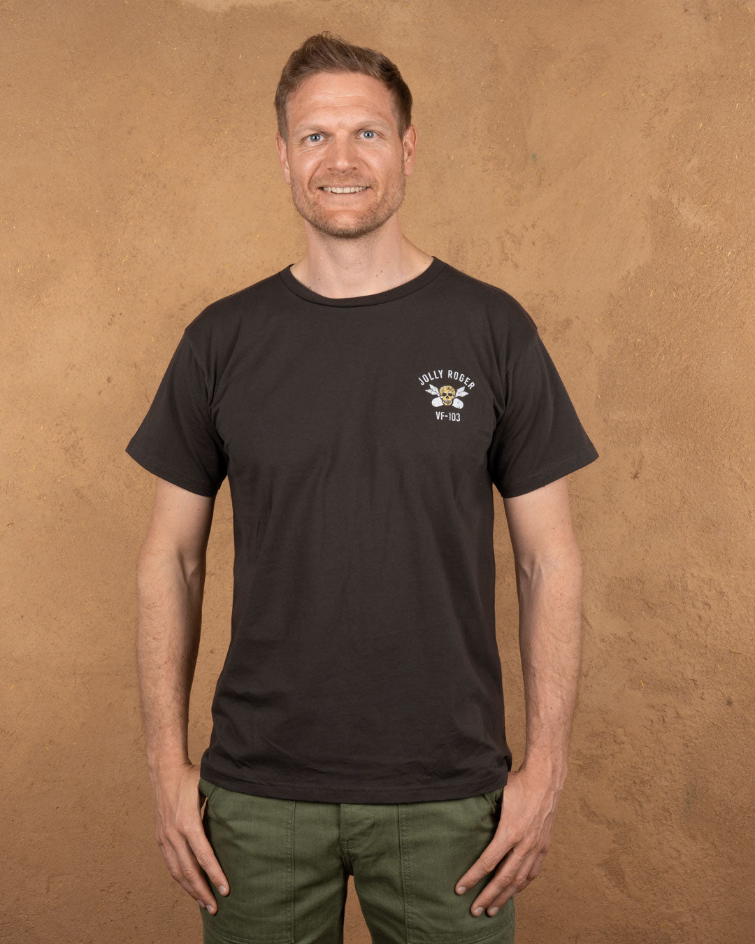 Pike Brothers 1969 Jolly Roger Sports Men's T'Shirt - Black - Salt Flats Clothing