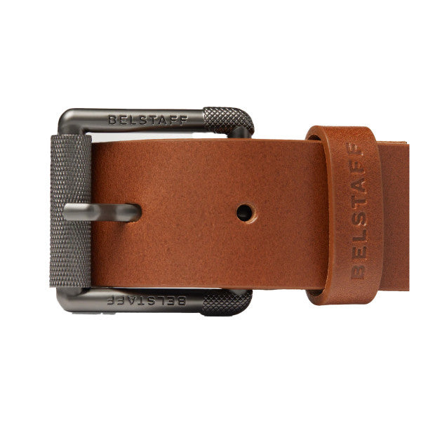 Belstaff Roller Buckle Belt - Earth Brown - Salt Flats Clothing
