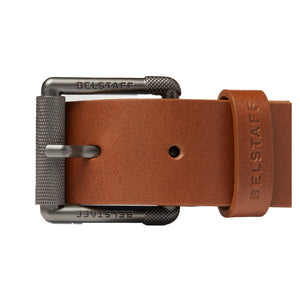 Belstaff Roller Buckle Belt - Earth Brown - Salt Flats Clothing