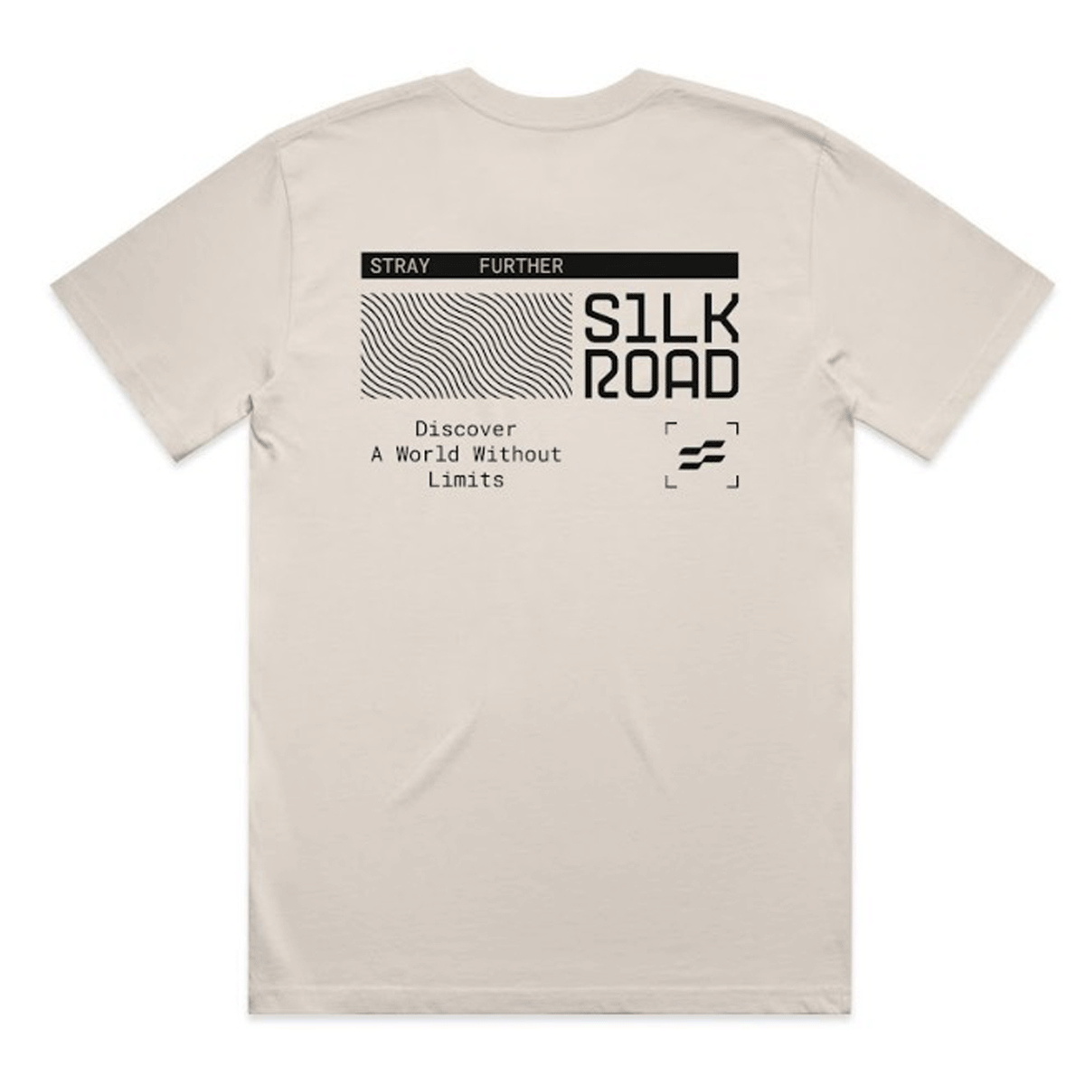 Silk Road Bar Core T-Shirt - Bone - Salt Flats Clothing