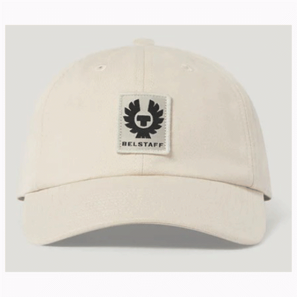 Belstaff Phoenix Logo Cap - Silver Birch - Salt Flats Clothing