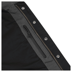 Silk Road Scout Men's Textile Jacket - Charcoal Black - Salt Flats Clothing