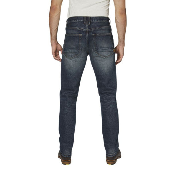 Rokker Rokkertech Legend Straight Men's Motorcycle Jeans - Dark Blue - Salt Flats Clothing