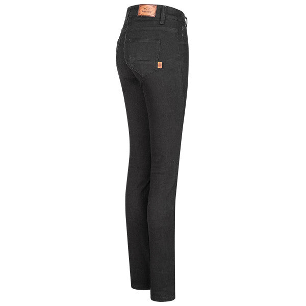 Rokker Rokkertech Ladies High Waist Motorcycle Jeans - Black - Salt Flats Clothing