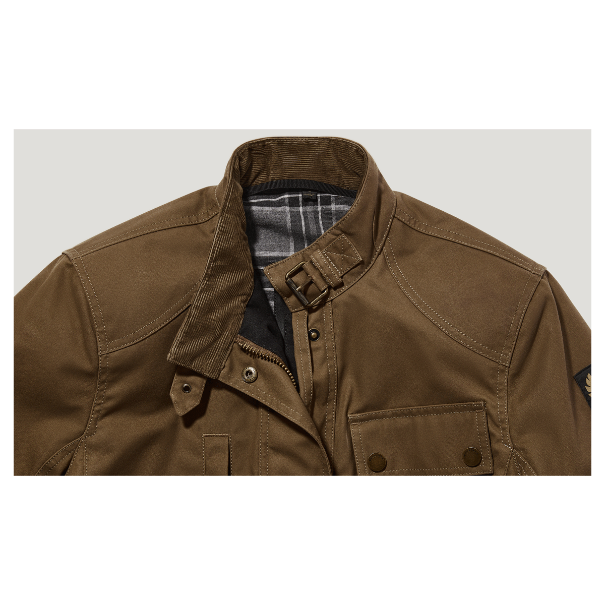 Belstaff Kates Cottage Ladies Waxed Cotton Jacket - Sand - Salt Flats Clothing