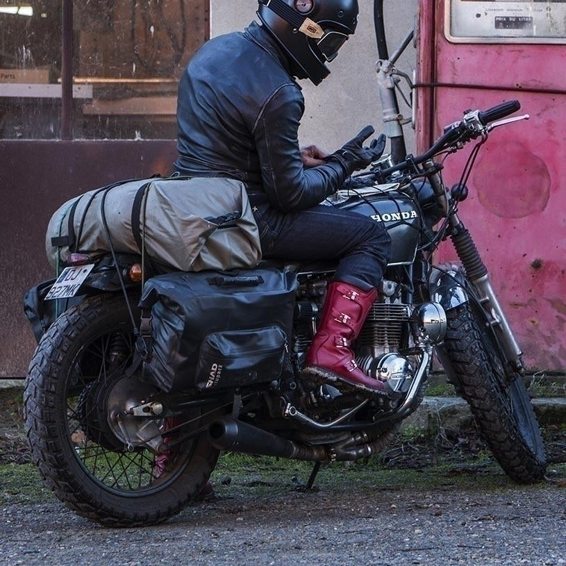 Stylmartin Continental Touring Boots - Red - Salt Flats Clothing