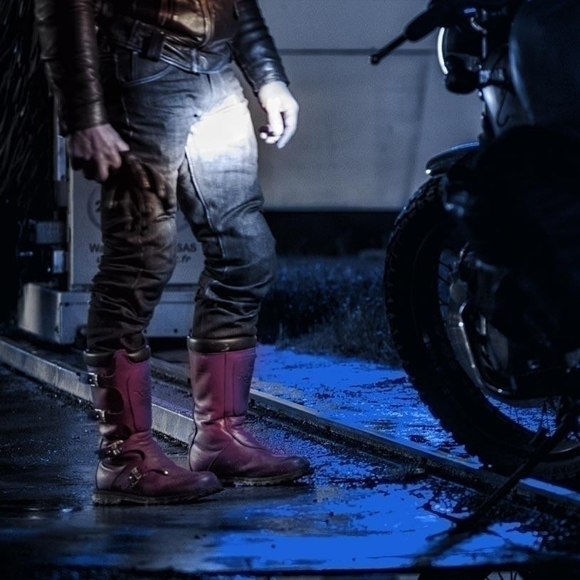 Stylmartin Continental Touring Boots - Red - Salt Flats Clothing